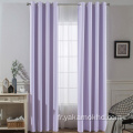 Rideaux occultants lilas pour chambre de fille